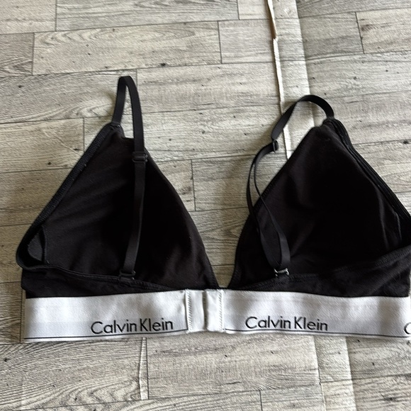 Calvin Klein Modern Cotton Lightly Lined Triangle Bralette size large - Picture 3 of 6